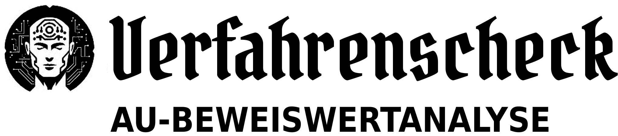 Verfahrenscheck AU-Beweiswertanalyse